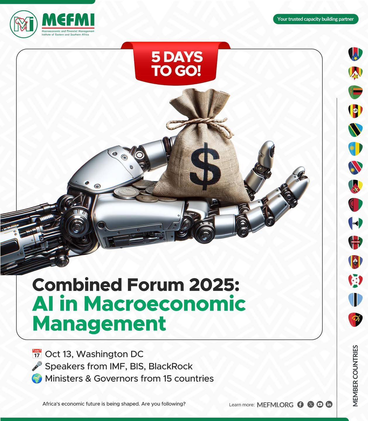 MEFMI - The countdown is on for the MEFMI Combined Forum 2025: AI in ...