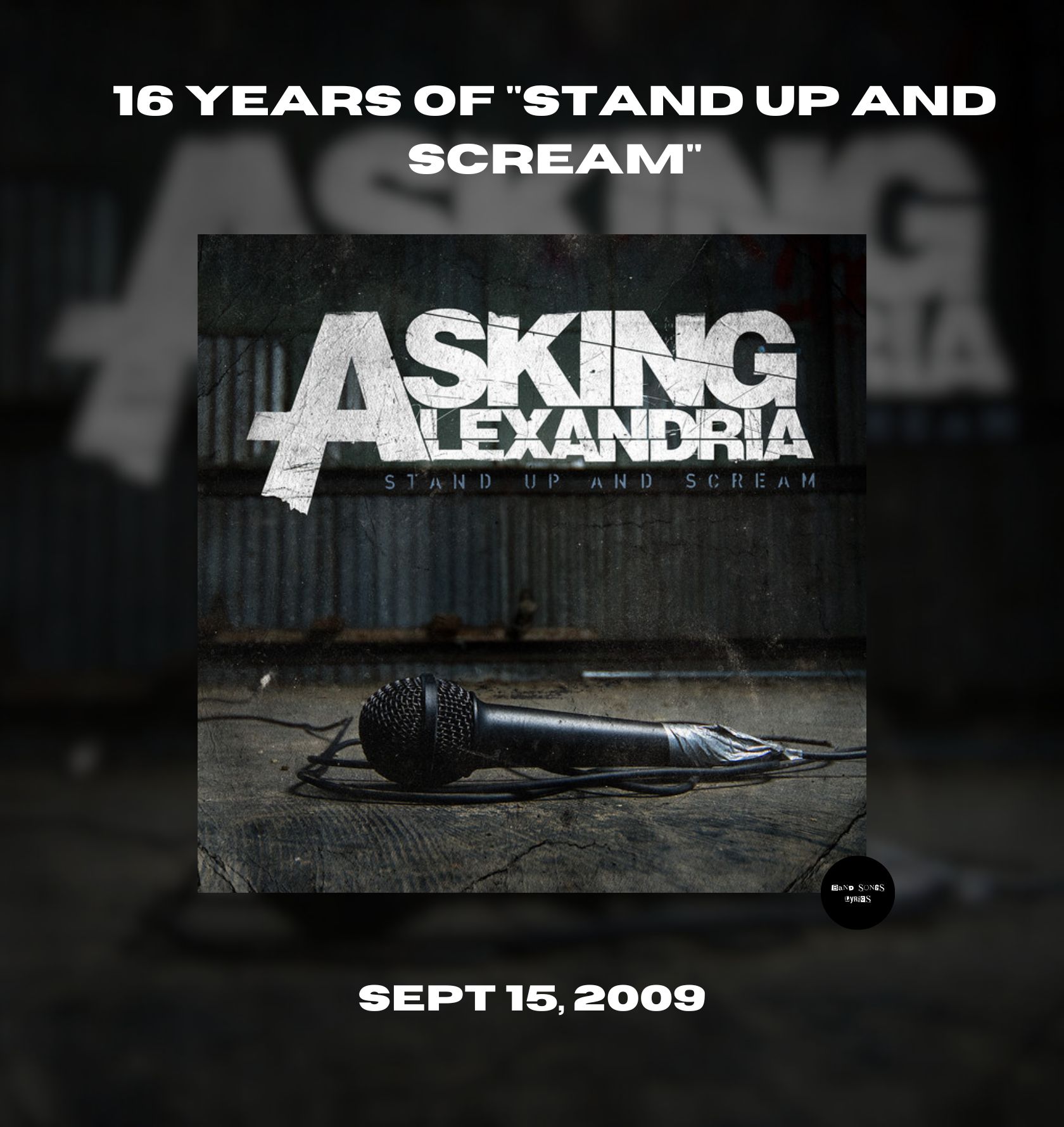 Asking Alexandria released their debut studio album 