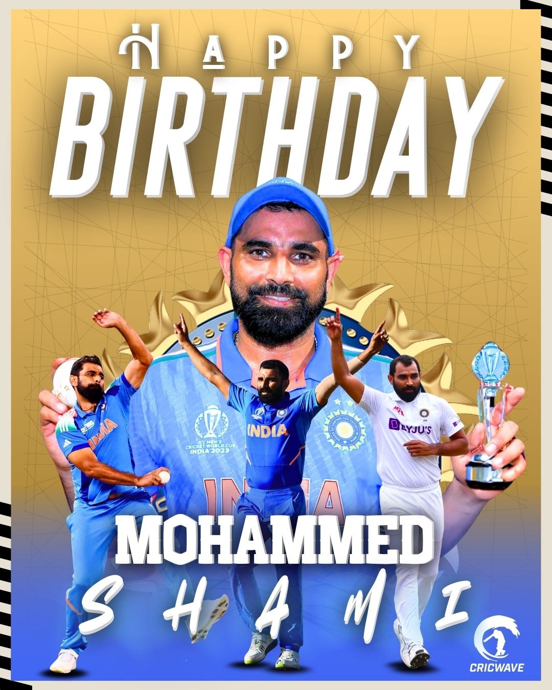 CricWave - 🎉 Happy Birthday Mohammed Shami! The man who owns ICC ...