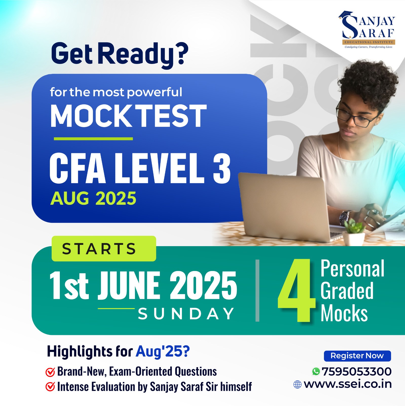 🚨 CFA Level 3... - Sanjay Saraf Educational Institute Pvt Ltd | Facebook