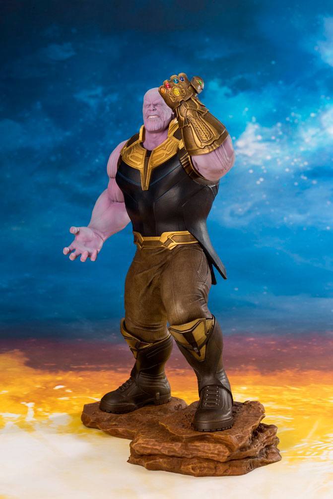 On a quest to dominate the universe, villainous titan Thanos cuts