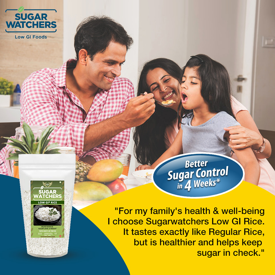 Sugar Watchers - Our Low GI Rice has been Clinically...
