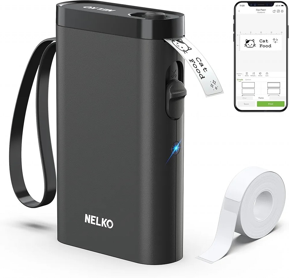② Étiqueteuse Etiquette Autocollante Bluetooth, - Étiqueteuses - 2ememain, étiqu