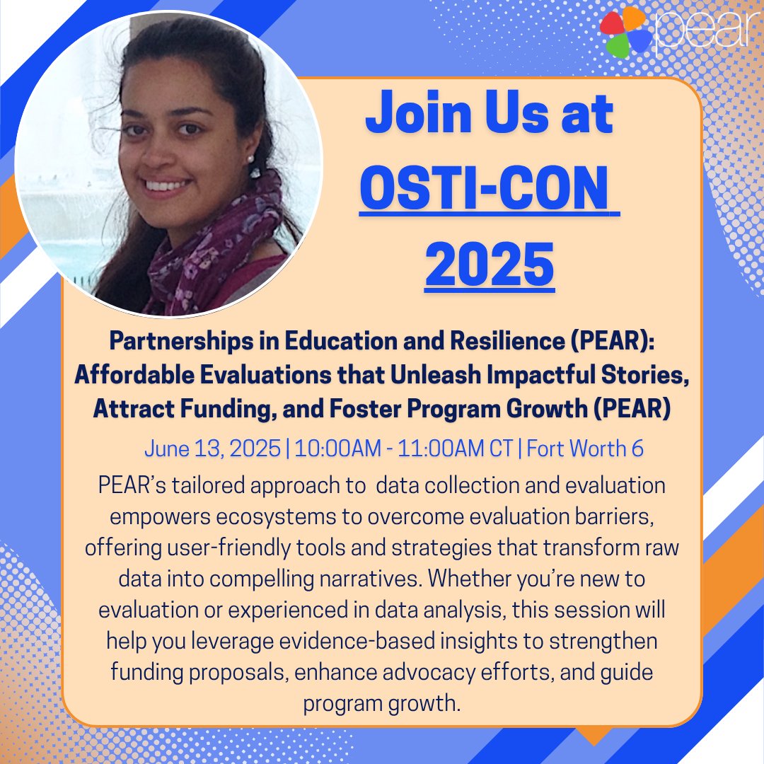 PEAR: - ️ We’re heading to OSTI-CON 2025! ️ If you’re a STEM ecosystem ...