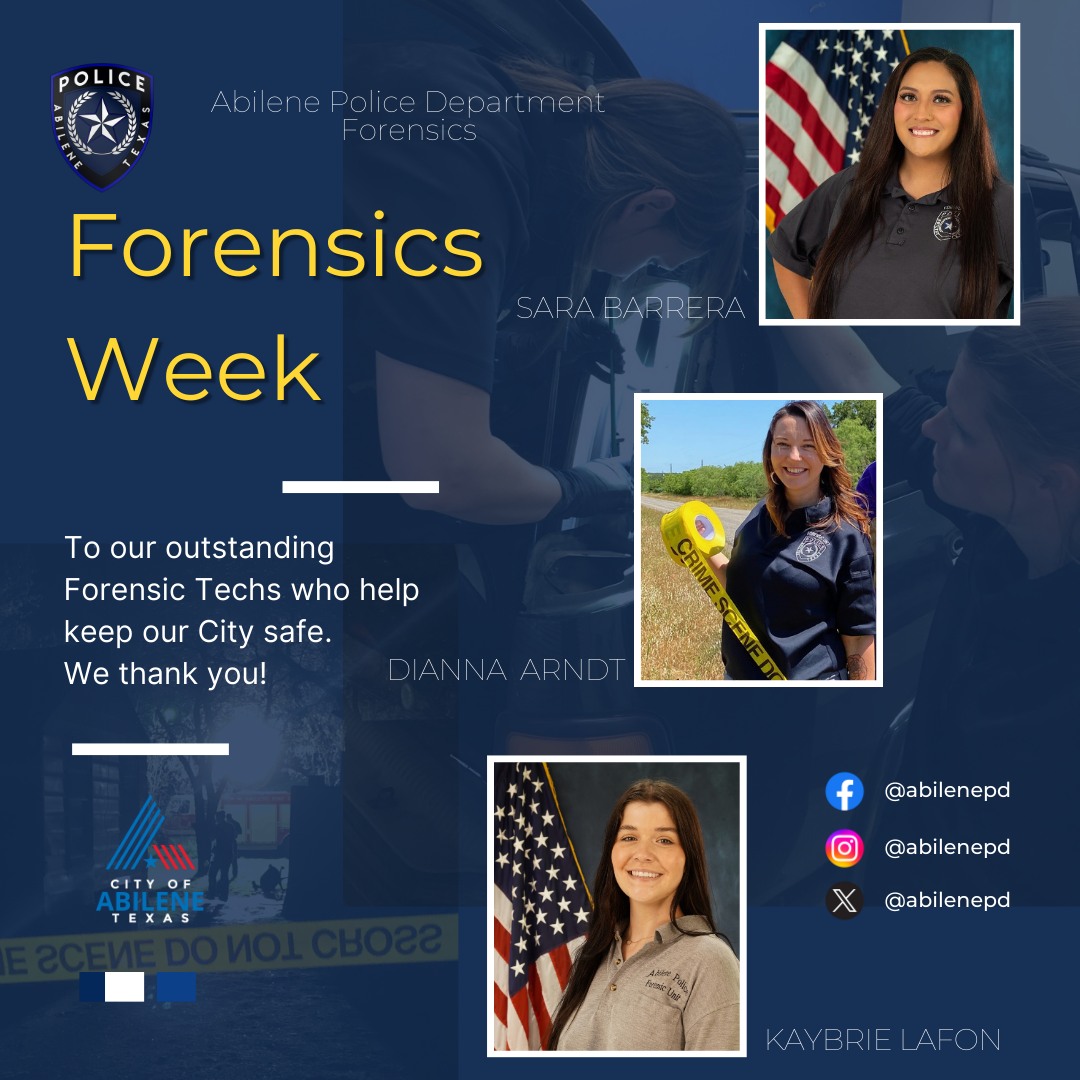 Abilene - 🕵️ Celebrating National Forensics Week 2025! Grateful for our ...