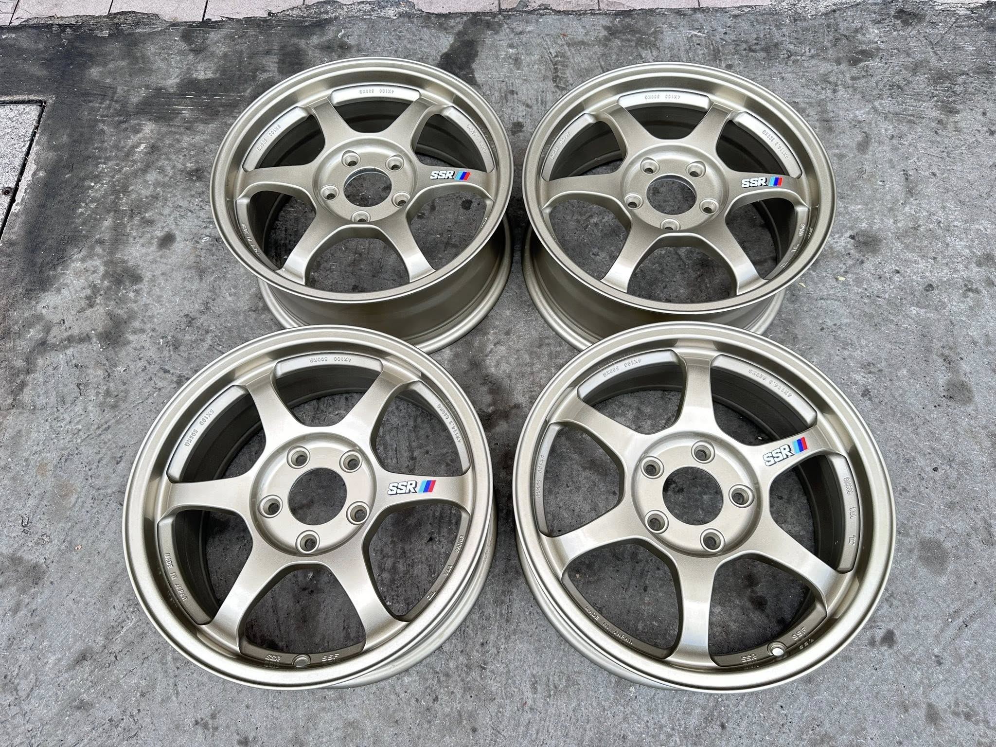 SSR Type C 16x7 +42 5x114.3 Repainted