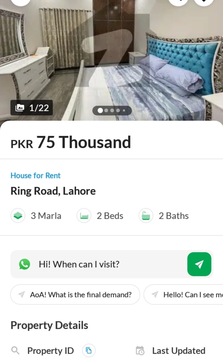 Wali Rashid paropty sale parches& Rent ofc | Lahore