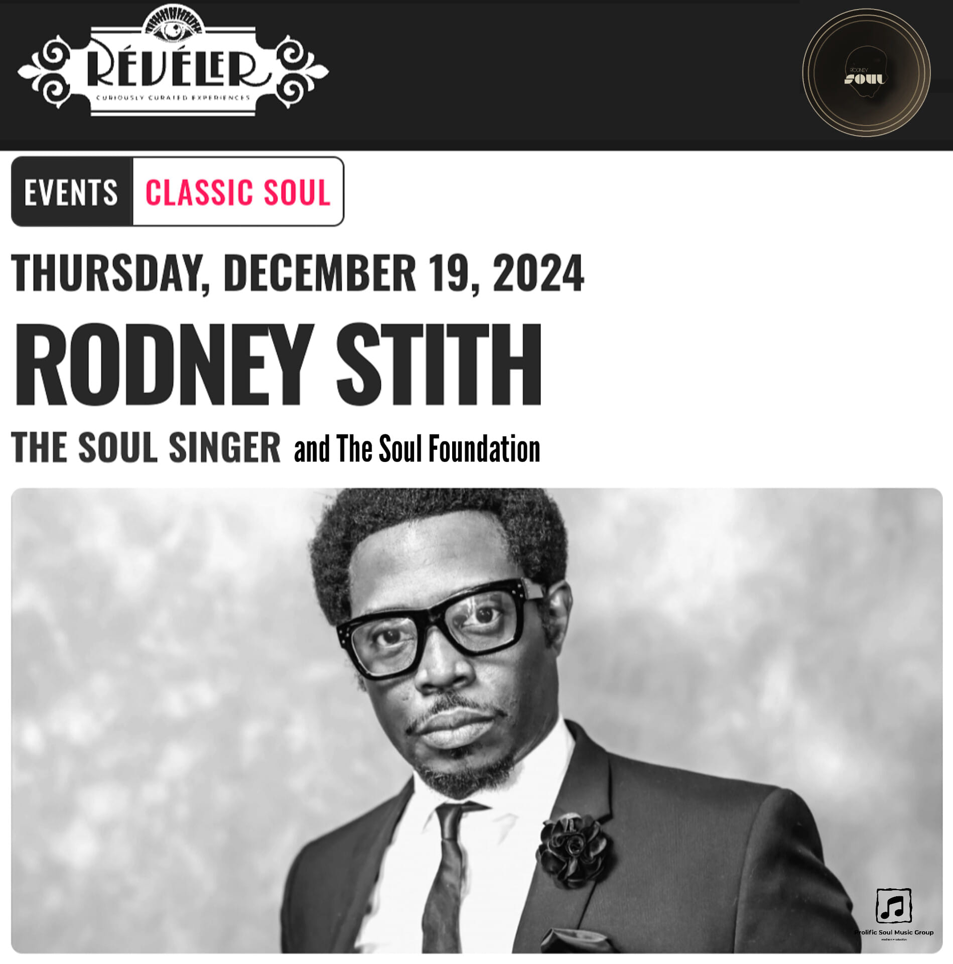 Rodney The Soul Singer Stith