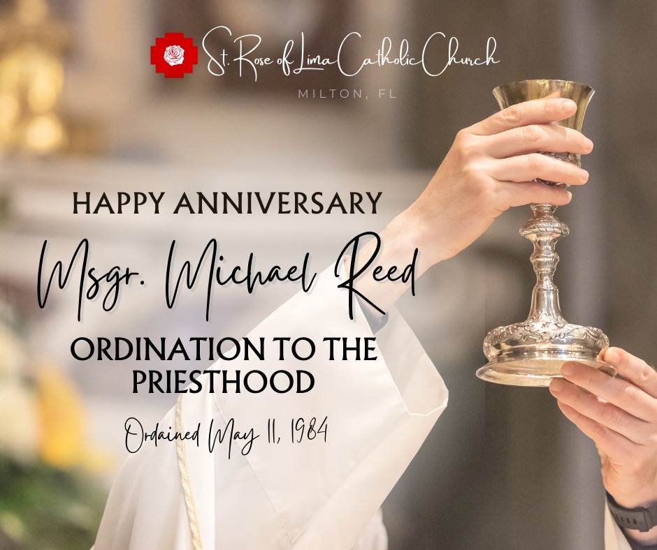 St. - 🙏🏻 Wishing a joyful anniversary to our very own Msgr. Michael ...