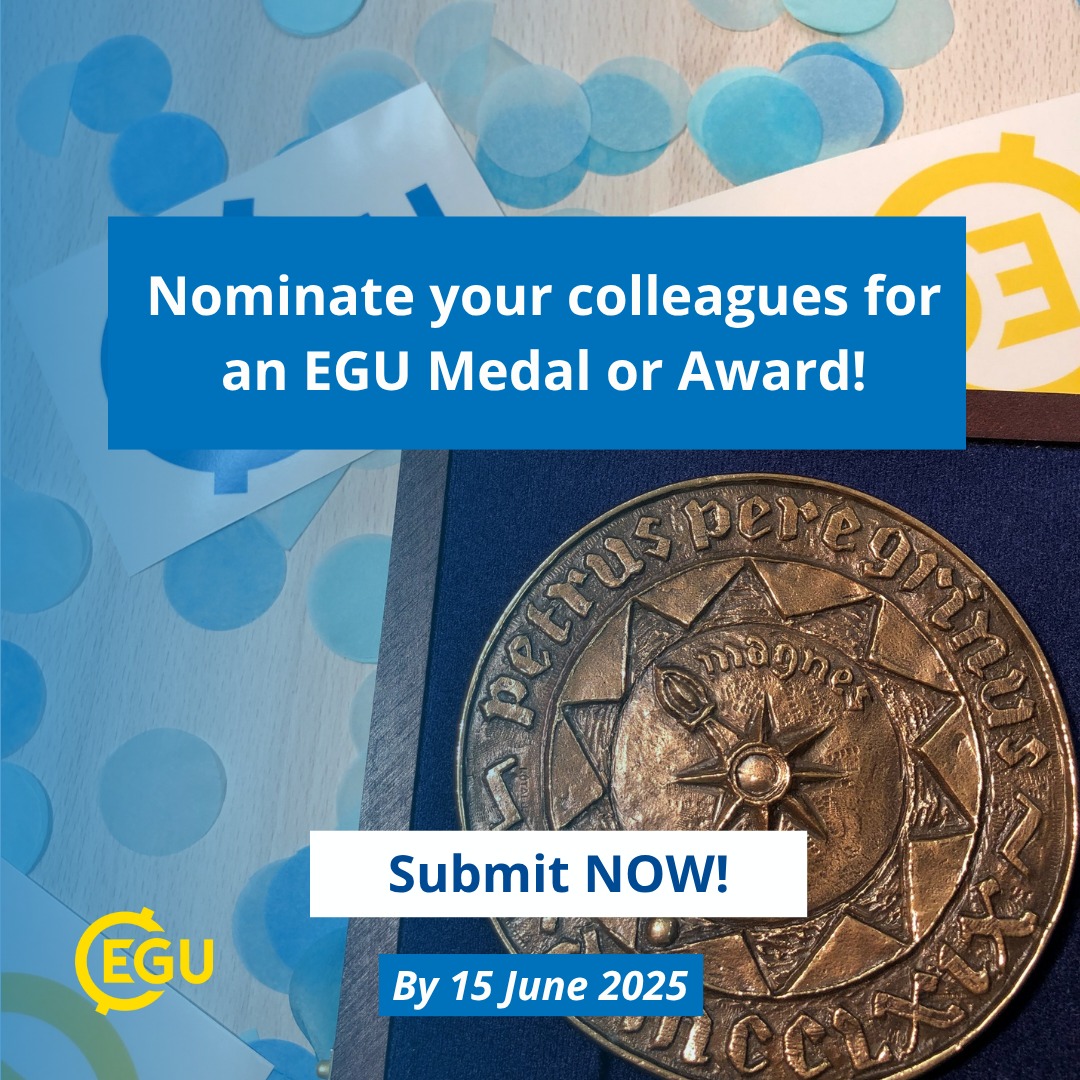 The EGU Awards & Medals... - European Geosciences Union - EGU | Facebook