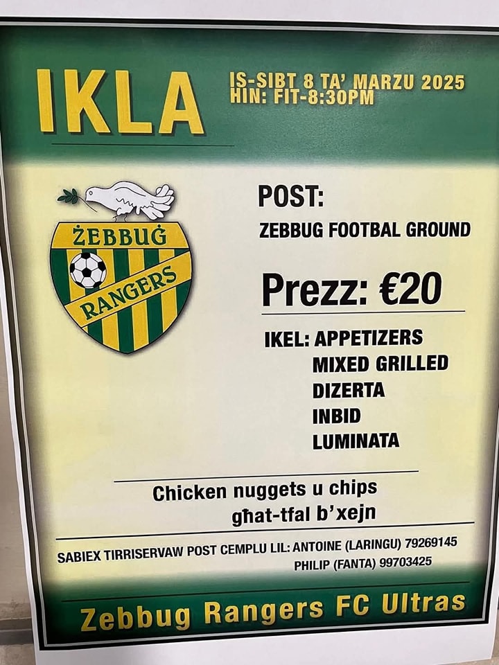 Zebbug Rangers Ground Football Bar | Ħaz-Zebbug