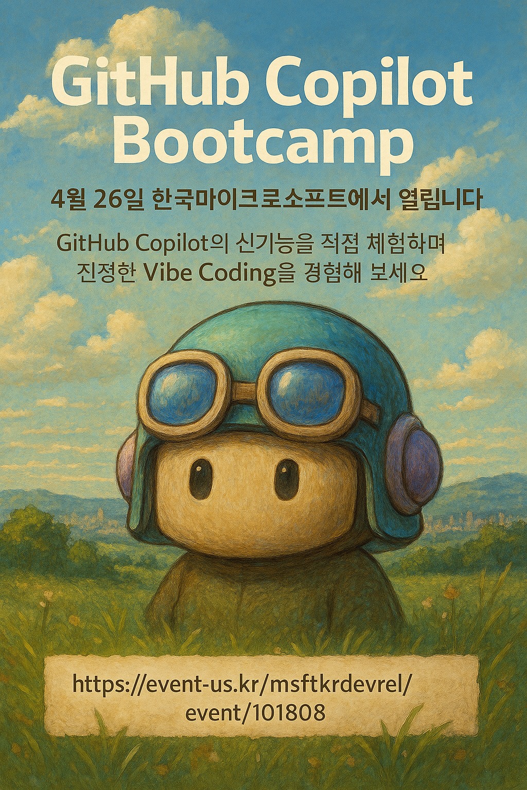 Microsoft - 🚀 GitHub Copilot Bootcamp가 돌아왔습니다! 4월 26일, 한국마이크로소프트에서 열리는 ...