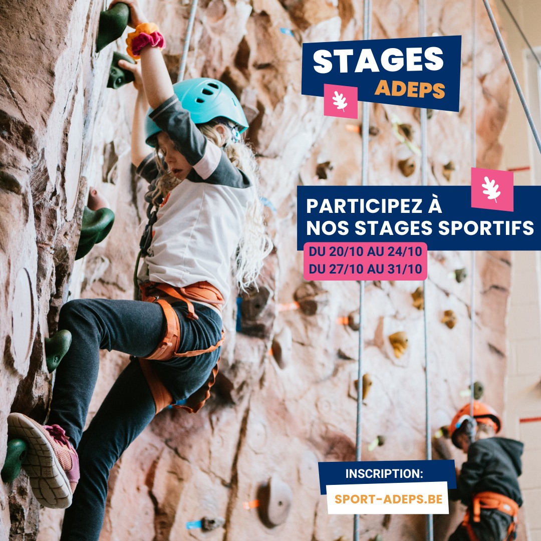 Syndicat - 🍂🏃‍♀️ Stages Centre Adeps de Jambes – Vacances d’automne 🏃‍♂ ...