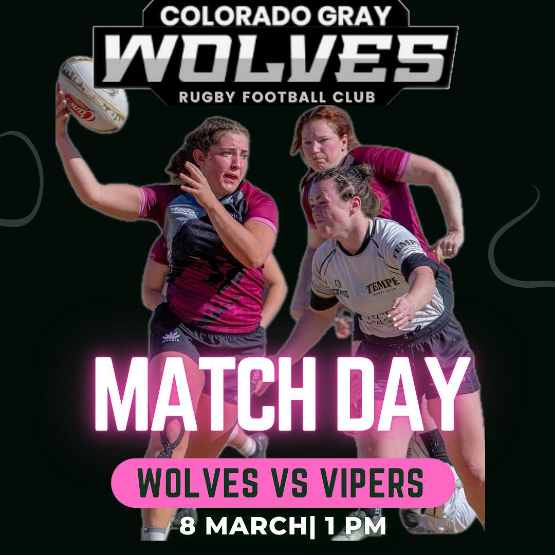 It’s game time! 🐺 🏉... - Colorado Gray Wolves Rugby Club