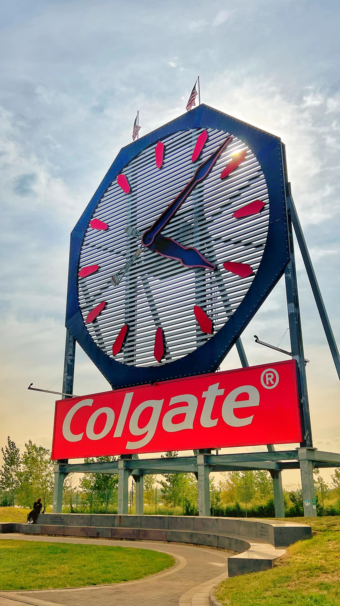 The iconic Colgate Clock located along... - Bill On The Road | Facebook