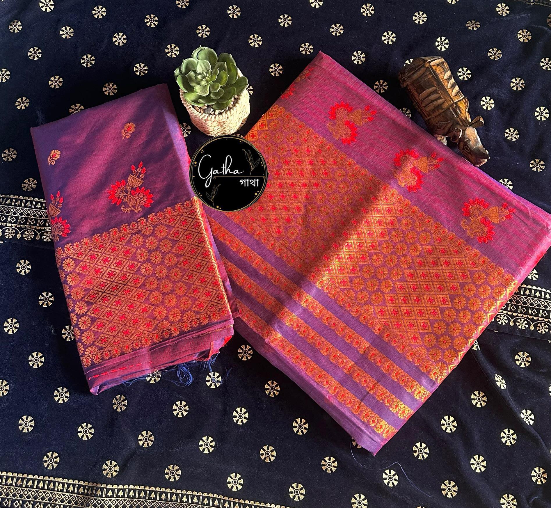 Riha - Assamese Mekhela... - Riha - Assamese Mekhela Sador