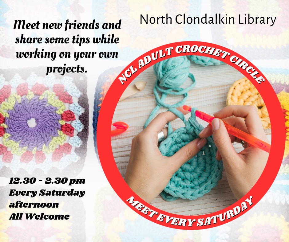 NCL-North - Our adult crochet group meets every Saturday in the library ...