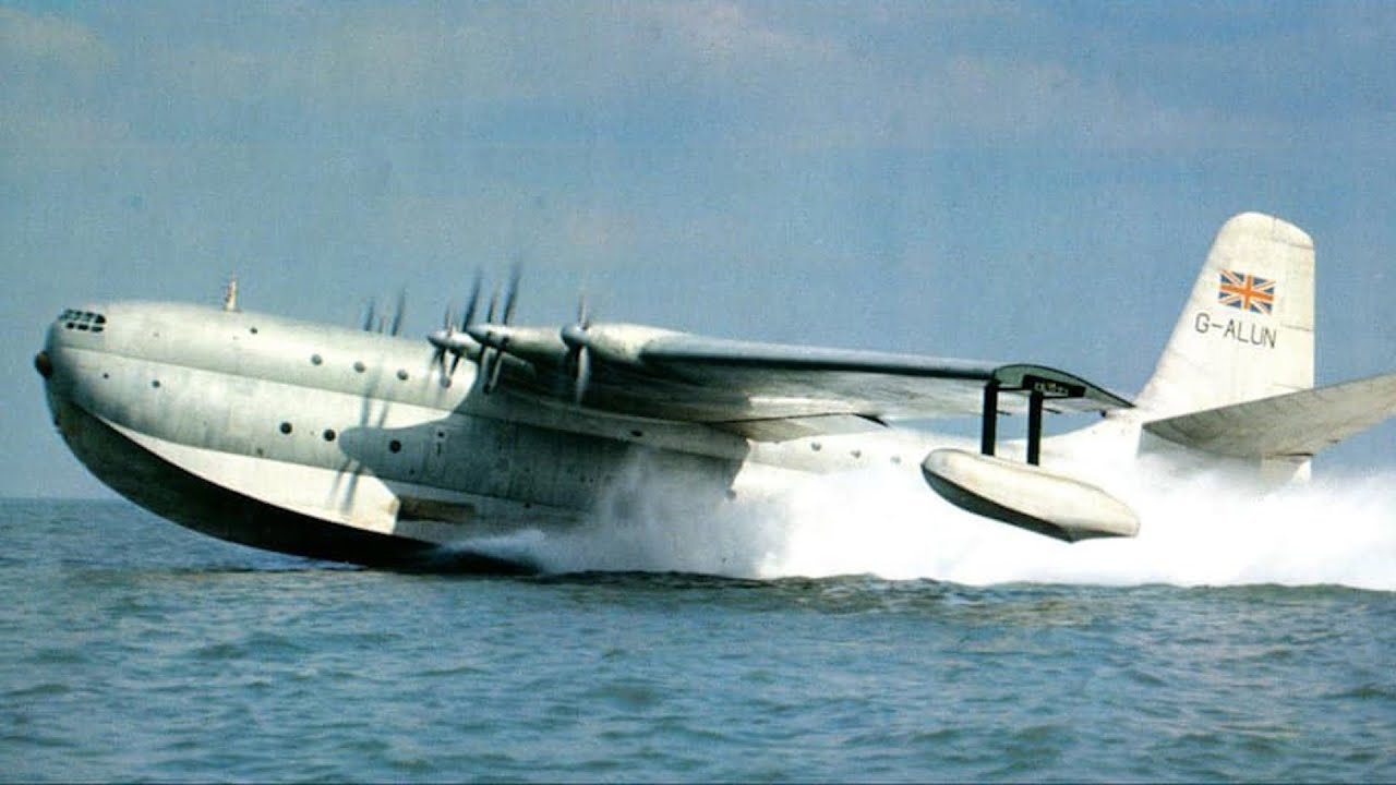 The Aviation - Saunders Roe Princess. The largest all metal flying boat ...