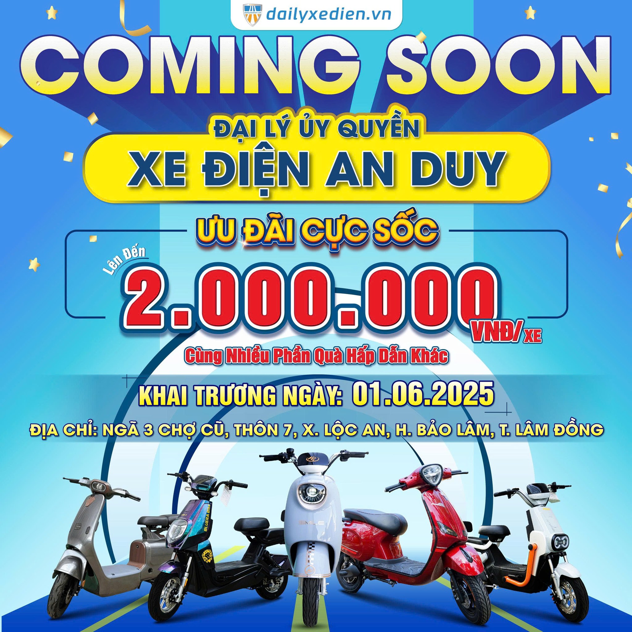 Đại - 🚨 COMING SOON – SỰ KIỆN XE ĐIỆN HOT NHẤT THÁNG 6! 🎉 Sắp Khai ...