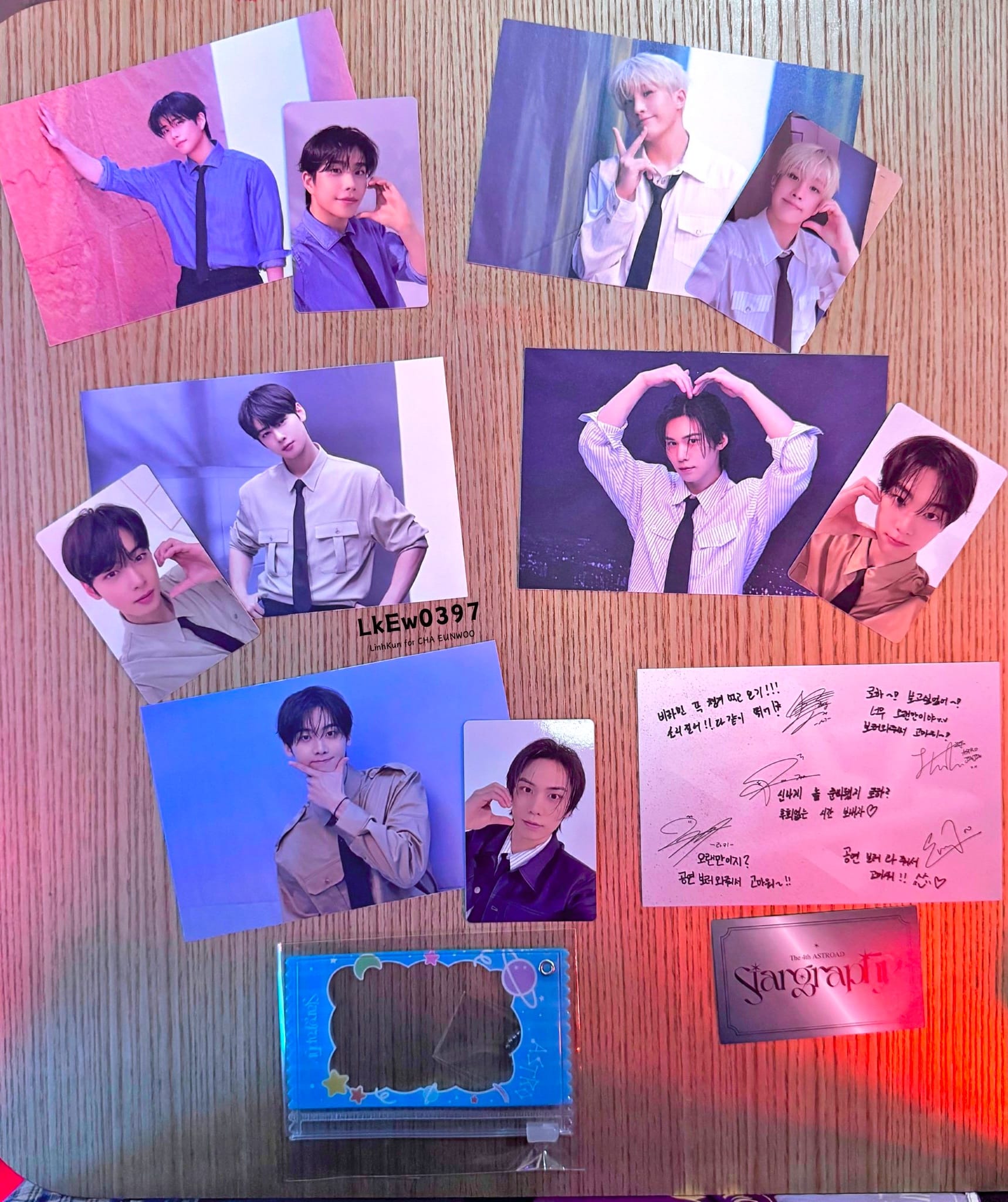 Mensajes de #ASTRO en la Postcard del ASTROAD “Stargraphy