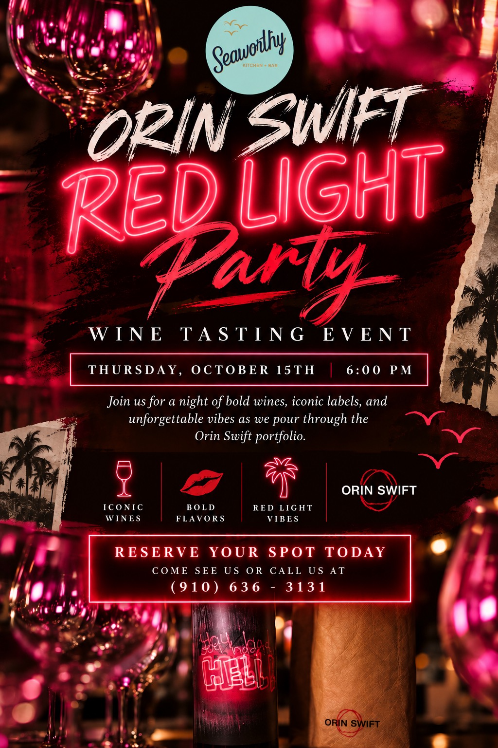 Orin Swift Red Light Party