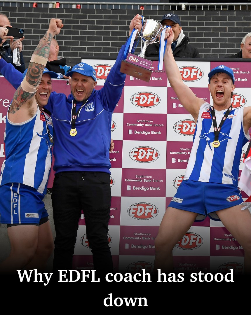 Leader - A much loved EDFL premiership mentor has confirmed he will not ...