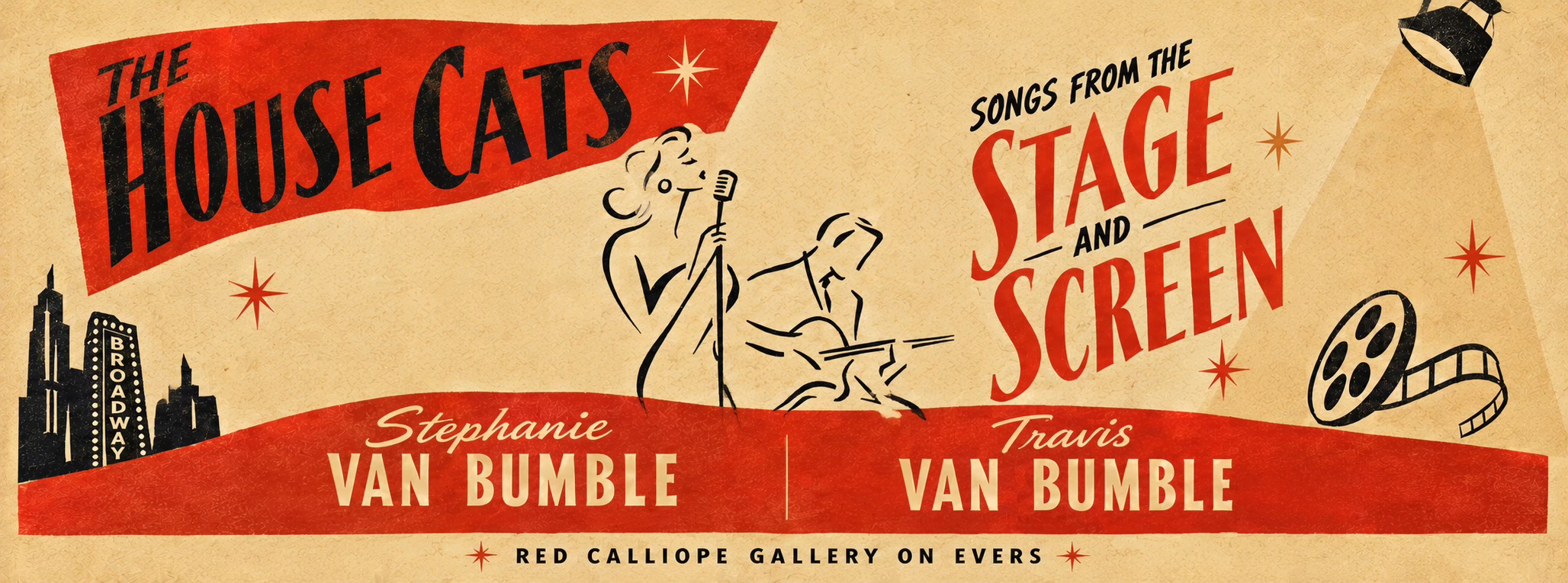 Songs From The Stage & Screen - The House Cats @ Red Calliope Gallery