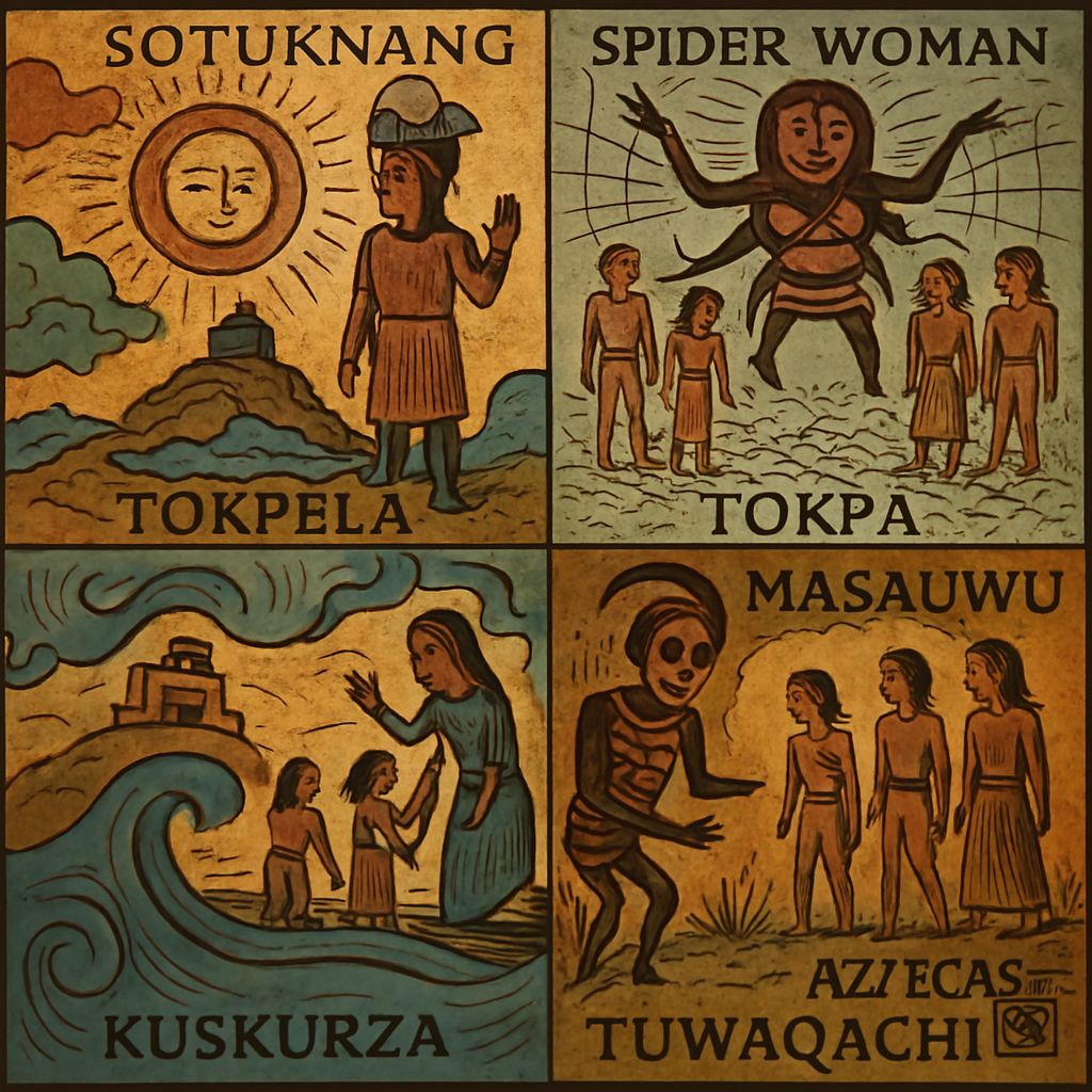 México - La leyenda Hopi describe la creación del mundo en cuatro ...