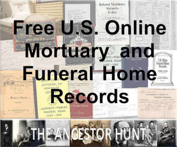 How to find death records of family members without paying for
