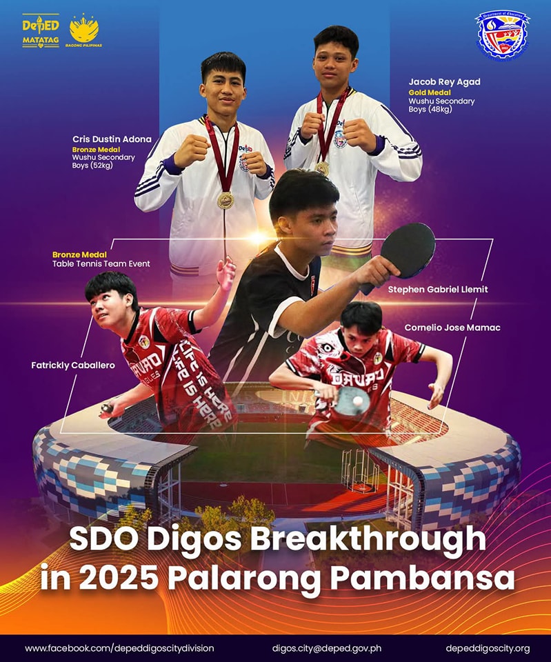 Digos - SDO Digos Breakthrough in 2025 Palarong Pambansa Momentum ...