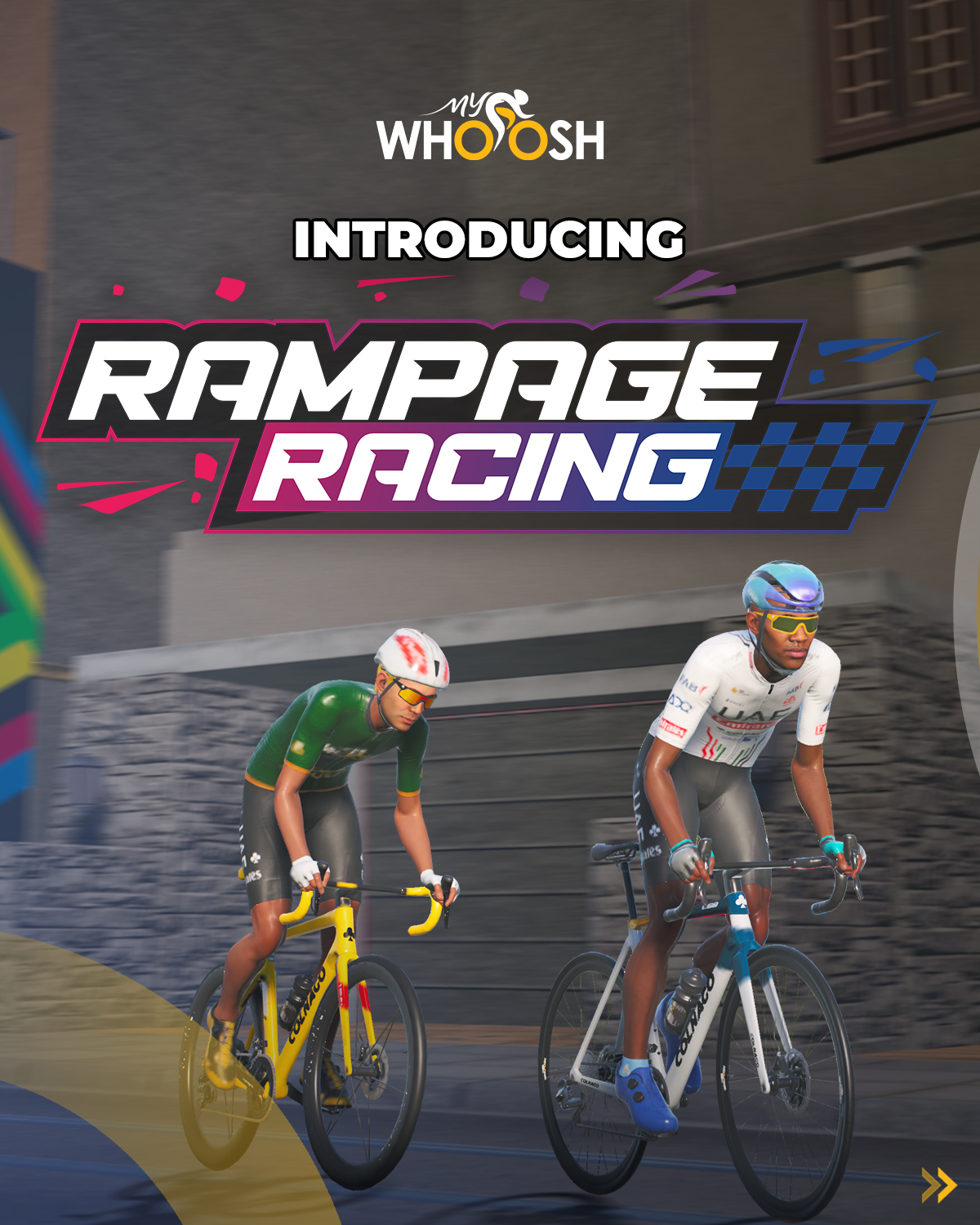 MyWhoosh - In Rampage Racing, it’s not just about the... | Facebook