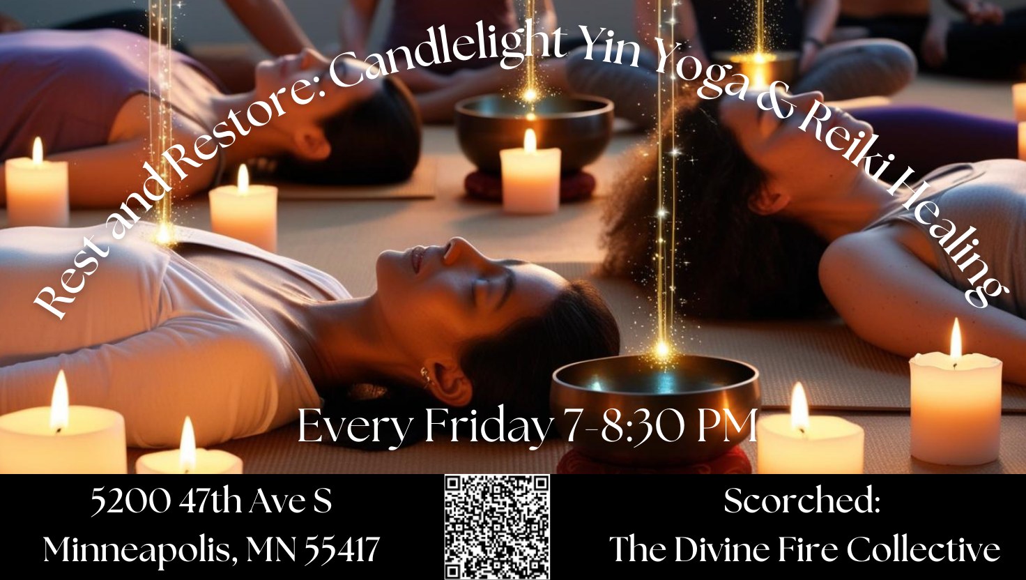 Rest and Restore: Candlelight Yin Yoga & Reiki Healing