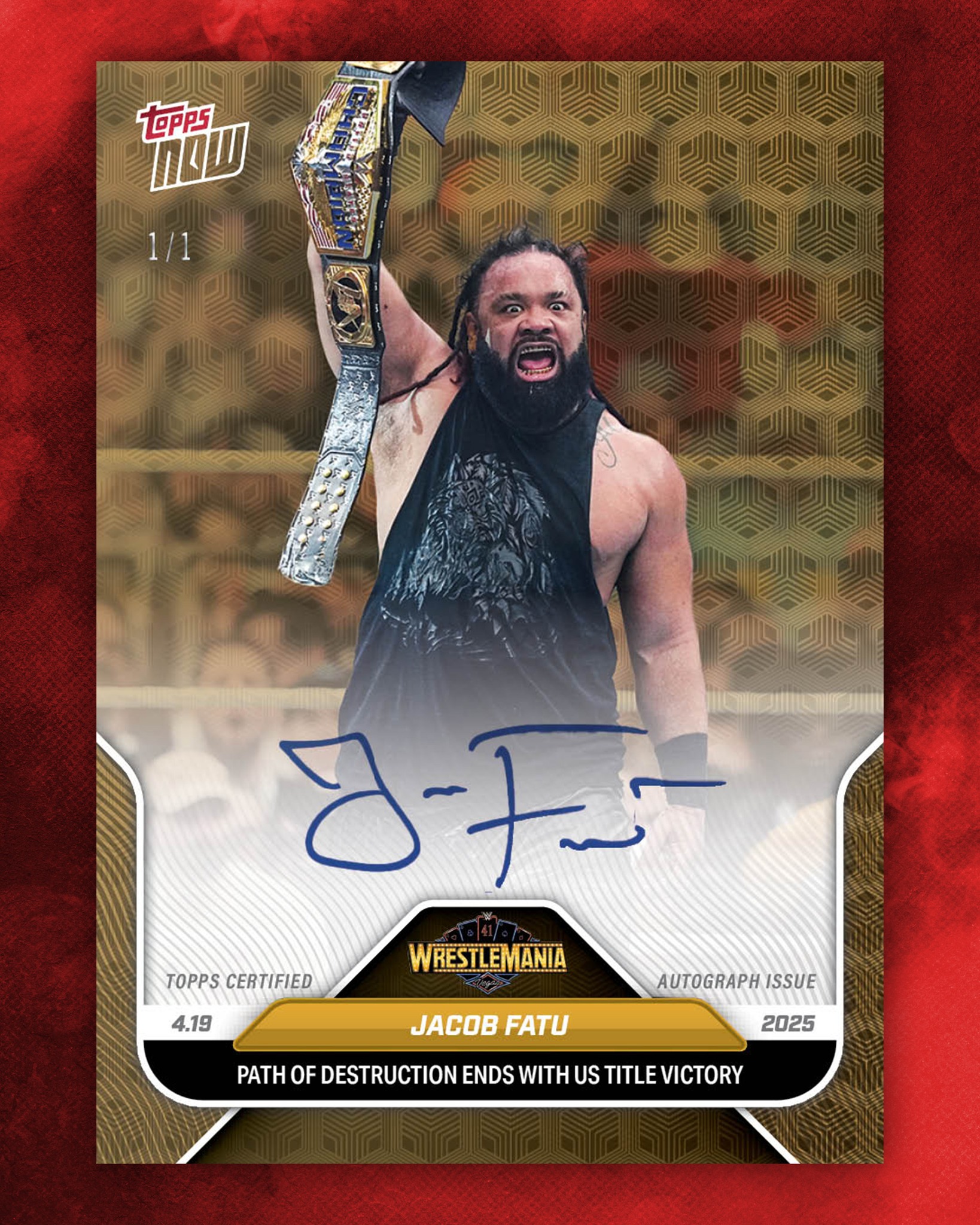 A WRESTLEMANIA MOMENT FOR THE SAMOAN WEREWOLF! Jacob Fatu