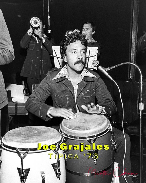 Joe Grajales, an original member of Tipica '73. #conga #congas