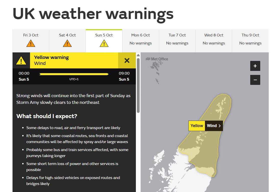 Shetland - ⚠️ The Met Office has this morning extended the Yellow ...