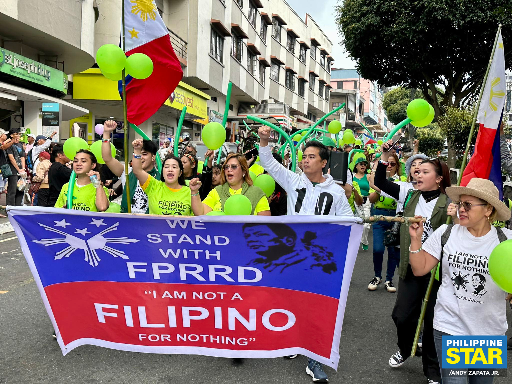 Philippine Star - Supporters of former president Rodrigo Duterte, along ...