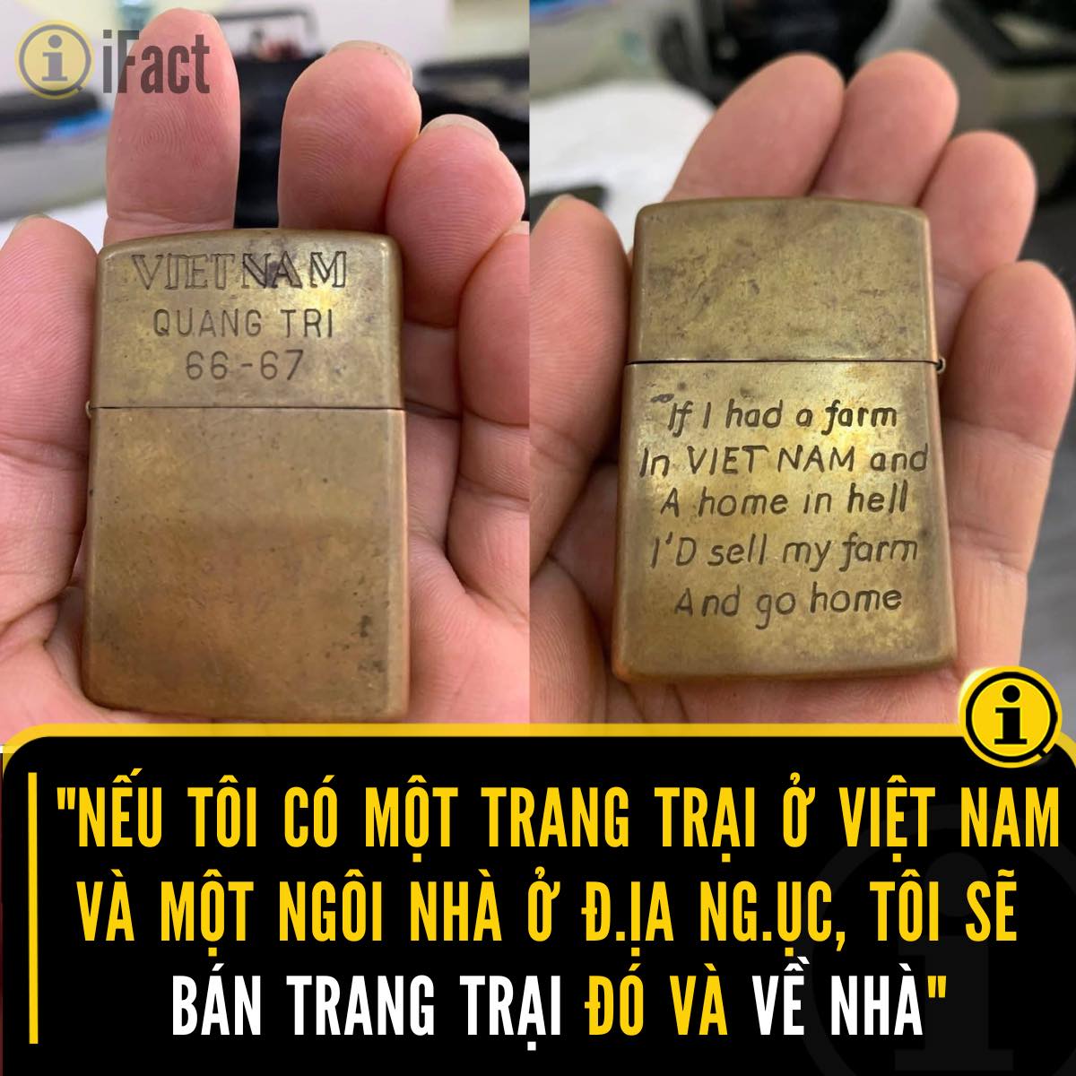 iHISTORY Một chiếc bật lửa Zippo của một lính Mỹ từng có mặt tại 
