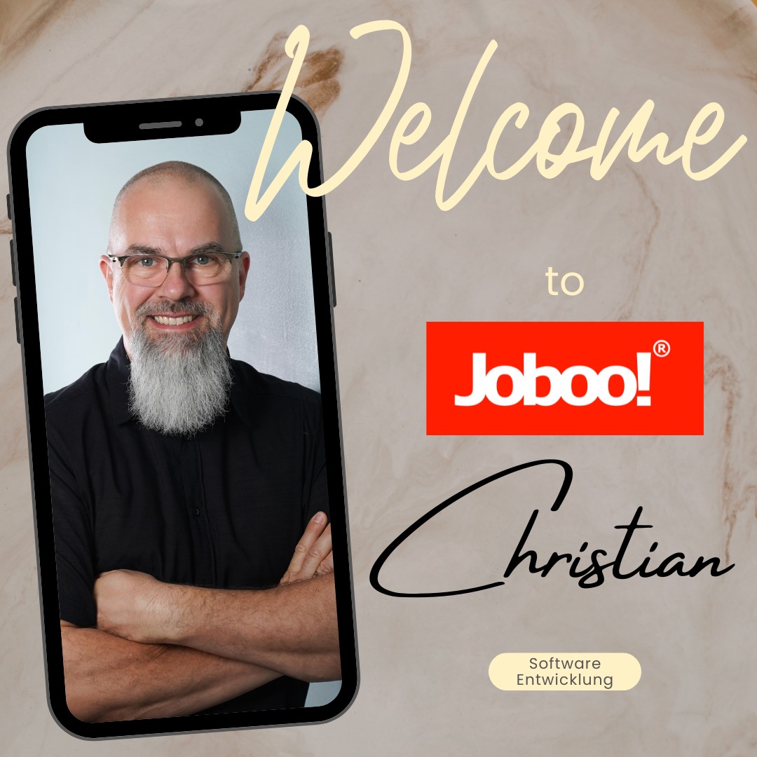 JOBOO - Herzlich Willkommen bei uns, lieber Christian 🚀 Christian ist ...