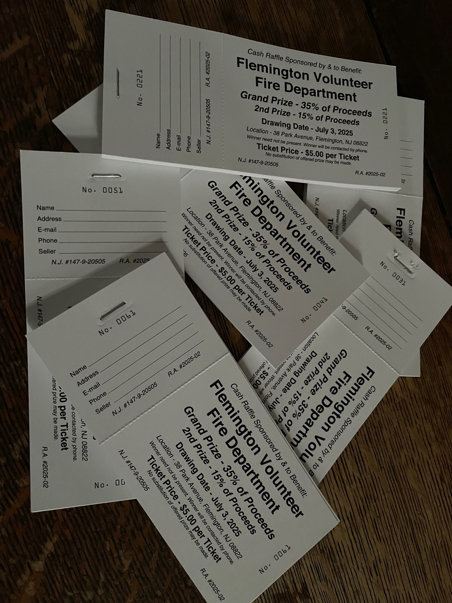Flemington - The Flemington Fire Department is running a raffle ...