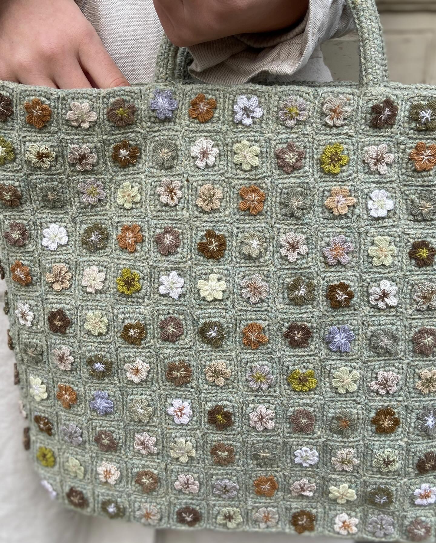Sophie Digard Super soft merino wool bag made with a lot of time 