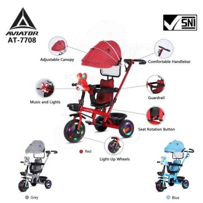 baba.sepeda - Sepeda Anak Roda 3 : 🧸 Aviator AT 7708 . ️...