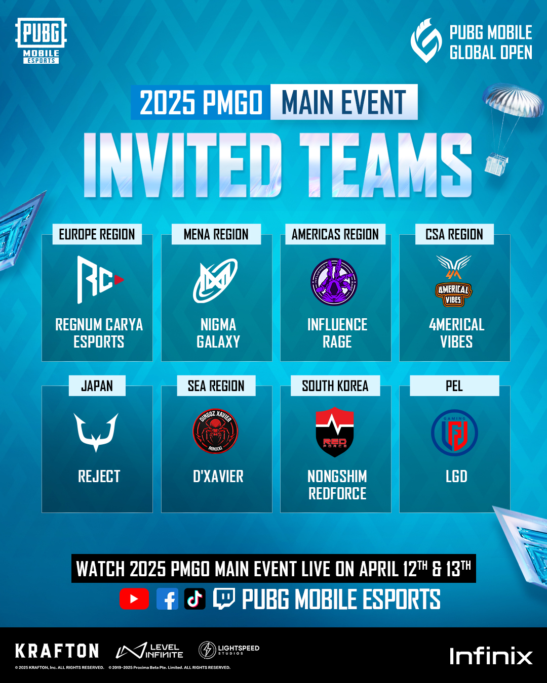 PUBG MOBILE Esports - The elite squads are locked in!🔥 Presenting the ...