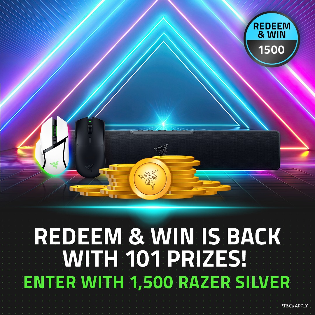Razer - It’s a comeback! Redeem & Win is back and it’s bigger than last ...