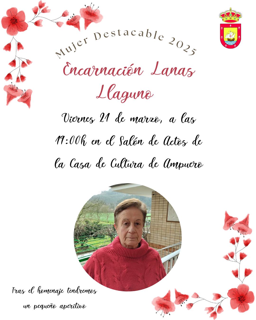 Ayuntamiento - ️Os presentamos a Encarnación Lanas Llaguno, la 