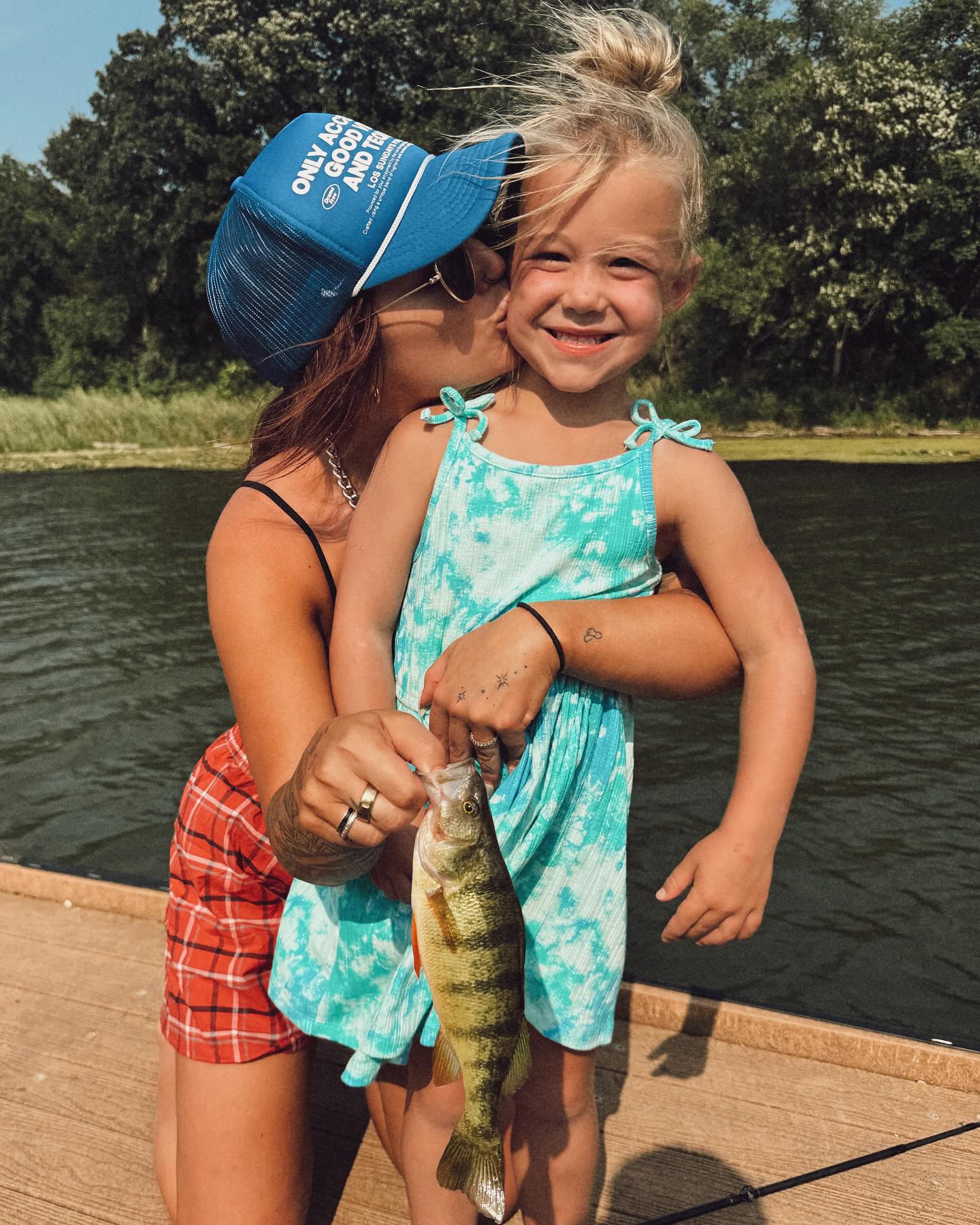 Chelsea Houska - Layne’s first fish 🎣