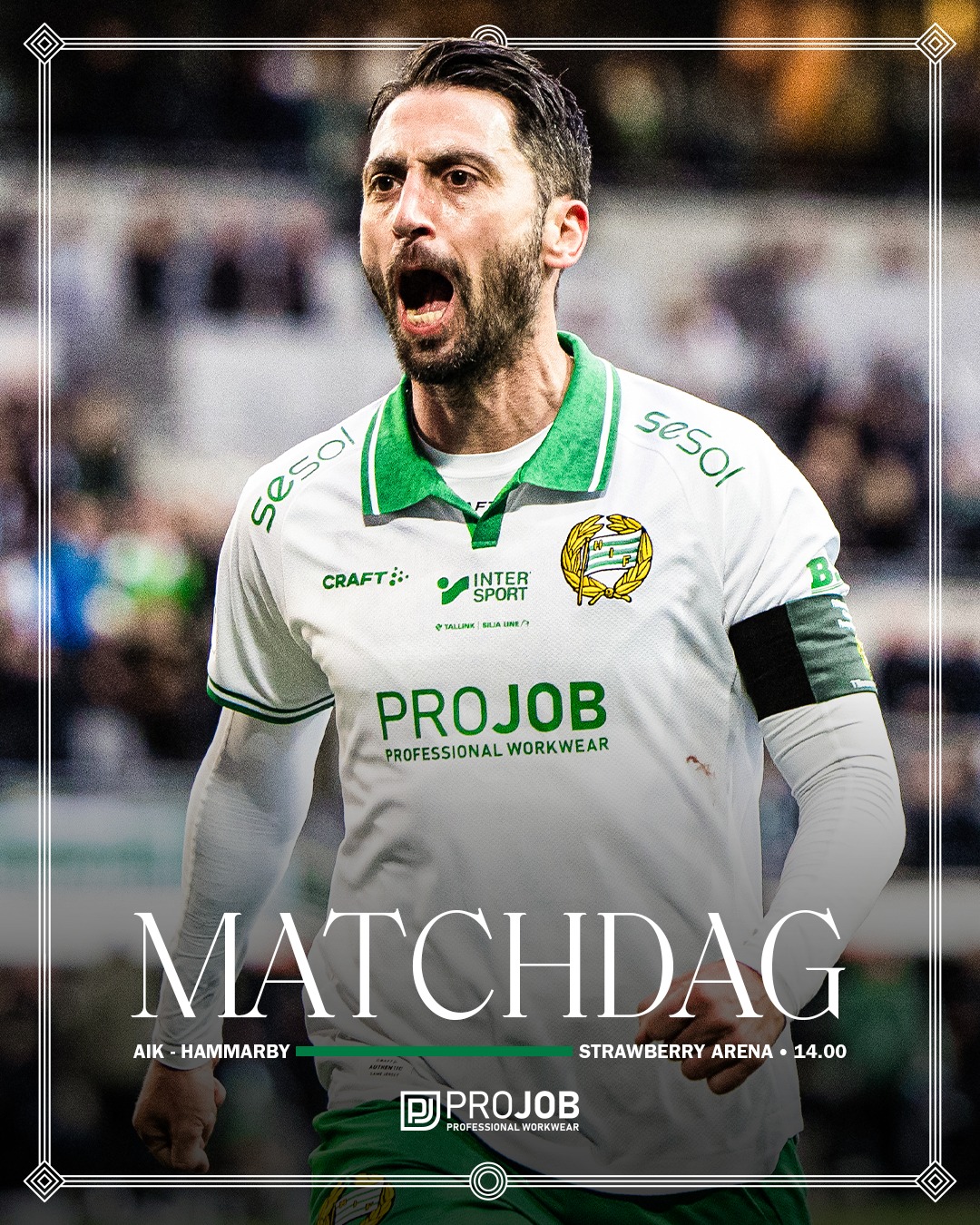 Hammarby - 𝐌𝐚𝐭𝐜𝐡𝐝𝐚𝐠! Derbydags – avspark 14.00 på Strawberry Arena 👊 ...