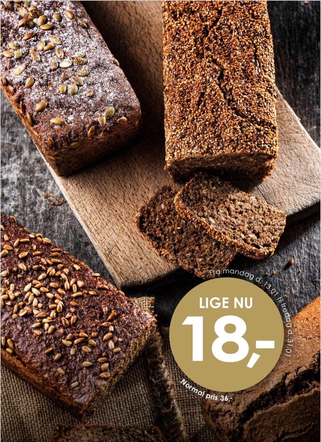 🌾 NYHED: Rugbrød i... - Det Gyldne Brød - Hvidovre | Facebook