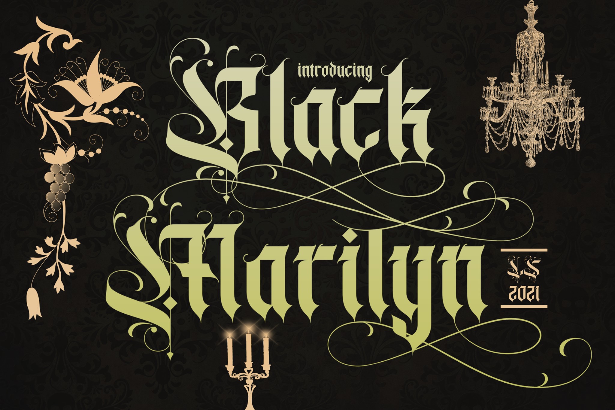 LetterStock Std - Black Marilyn | Blackletter font...