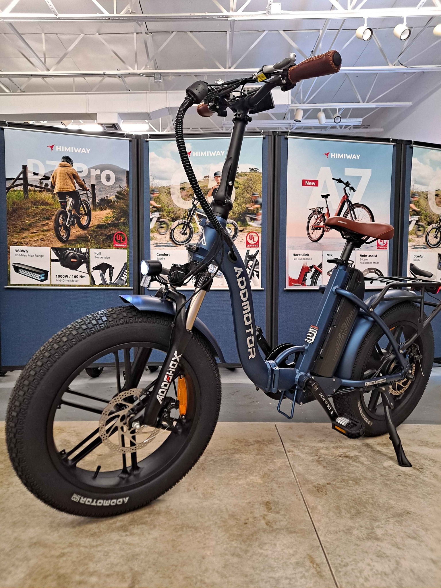 E-Bike Longest Range Folding Step-Thought Fat Tire - Addmotor M-140 ...