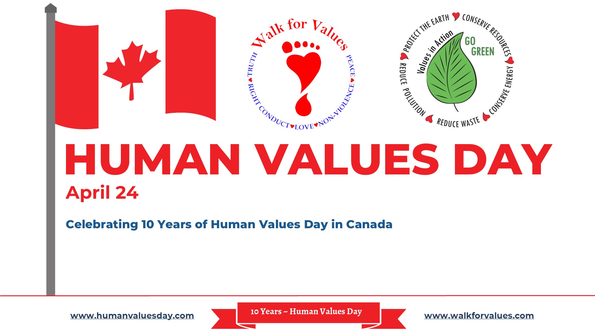 Walk For Values - 🌍🇨🇦 Celebrating 10 Years of Human... | Facebook